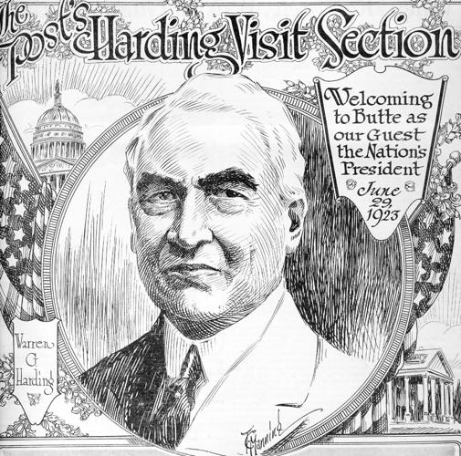 Butte Daily Post President Harding June 28, 1923
