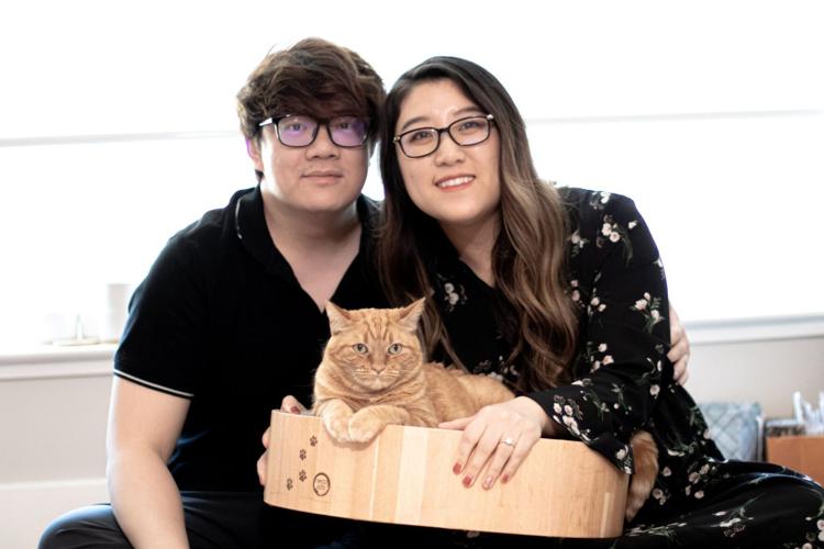 ‘We’ve spent $20,000 on our tabby to turn her into a coffee-making cat barista’