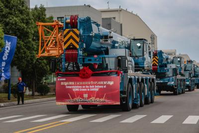 XCMG Delivers Complete Wheeled and Crawler Crane Fleet to Sarens