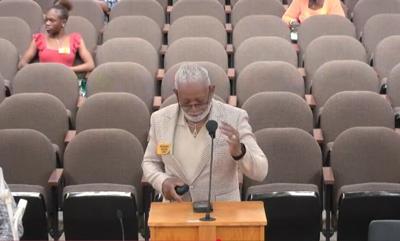 Cochran at city council