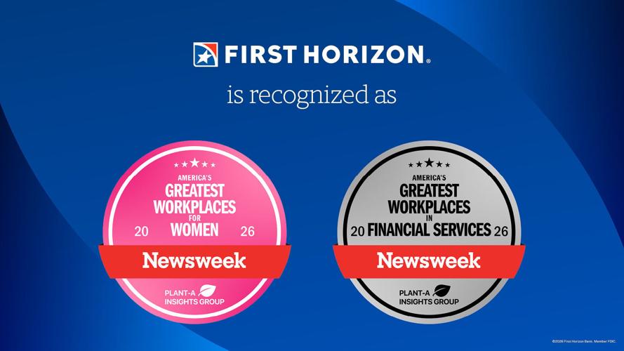 First Horizon Recognized with Two Newsweek Awards for Second Consecutive Year: America's Greatest Workplaces for Women and America's Greatest Workplaces in Financial Services