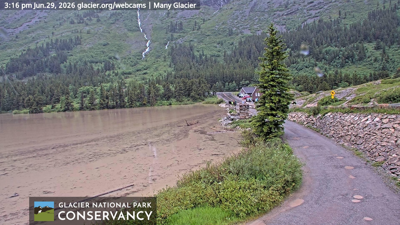 Flooding at Glacier National Park