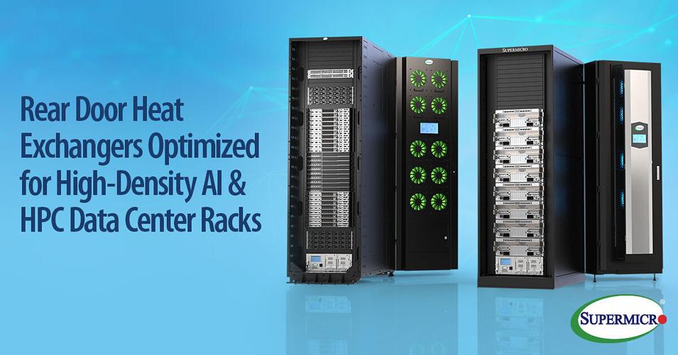 Rear Door Heat Exchangers Optimized for High-Density AI & HPC Data Center Racks