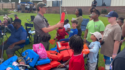 Shreveport Police Department Youth Fishing Camp