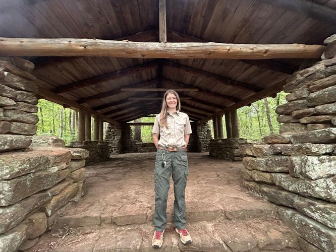 Caddo State Park interpreter Hillary Henson