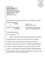 Read the charging documents into the false carjacking