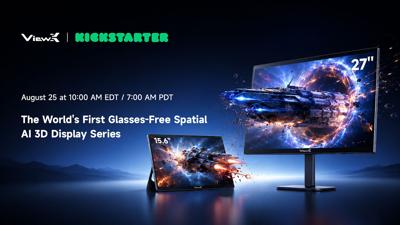 ViewX Glass Free 3D AI Display Kickstarter Project