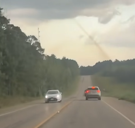 Natchitoches Parish funnel cloud