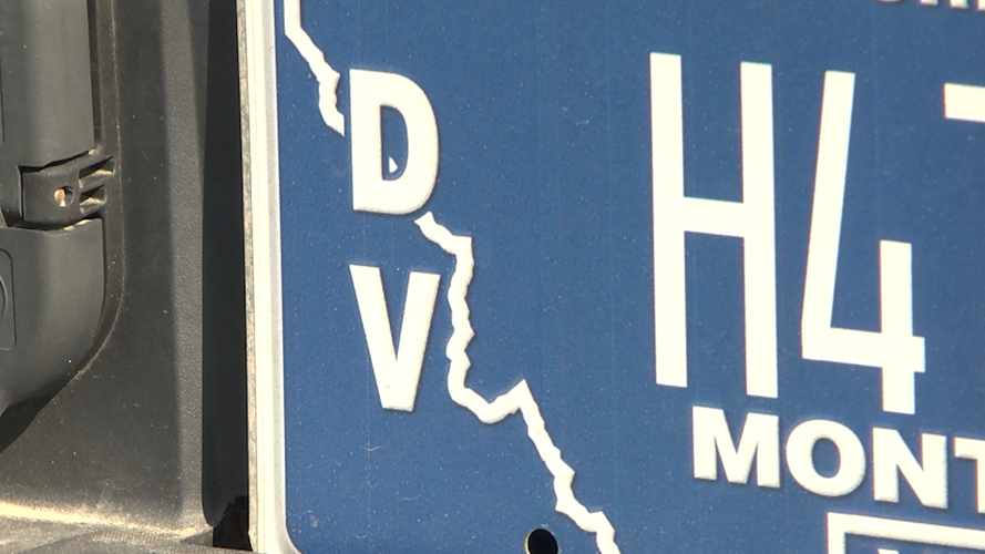 Montana Disabled Veteran Plate