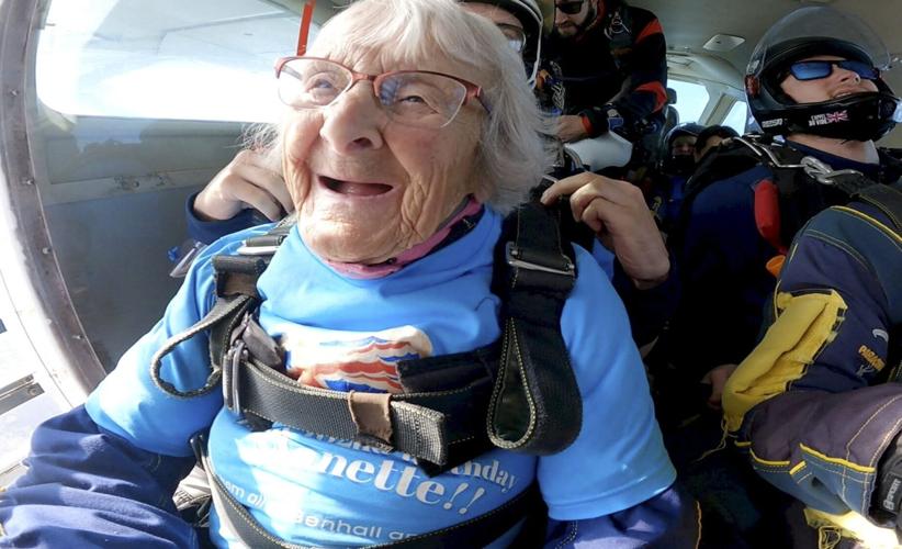 102-year-old becomes Britain’s oldest sky-diver