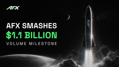 AFX Surpasses $1.1 Billion in Total Trading Volume, Highlighting Capital Efficiency in On-Chain Derivatives