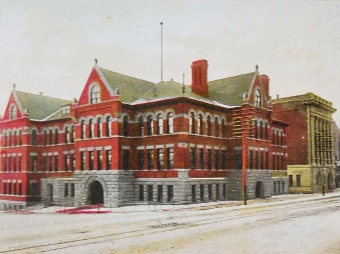 Postcard of Butte High School