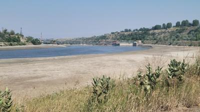 Work being done on Black Eagle Dam