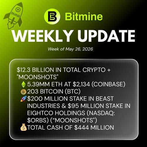 Bitmine Weekly Update