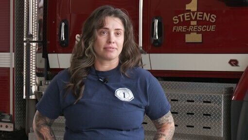Stevens County fire crews work 40 hours, one after losing home