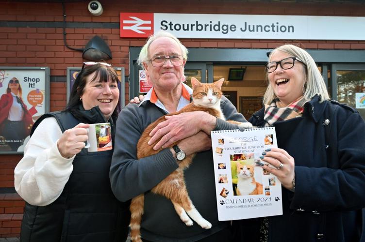 Train station cat becomes unlikely celeb attracting visitors from across the globe