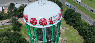 Shreveport's rose water tower