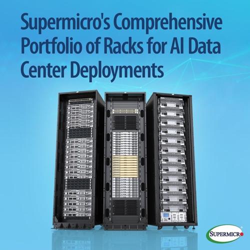 Supermicro's Comprehensive Portfolio of Racks for AI Data Center Deployments