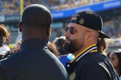 Chase Daniel stands on the sidelines before the game (copy)