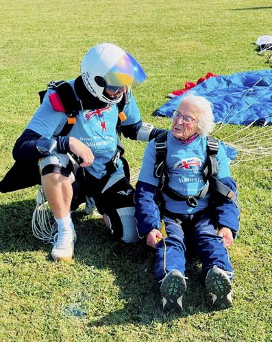 102-year-old becomes Britain’s oldest sky-diver