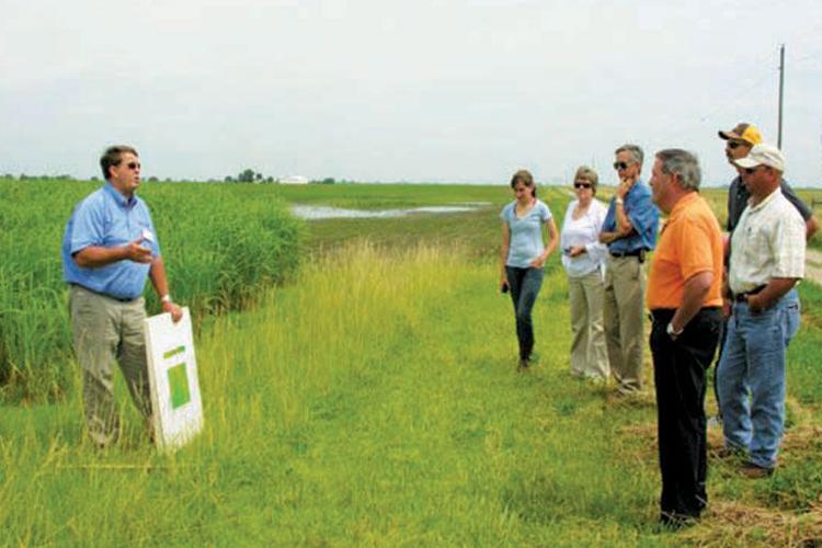 Gary Letterly at a field day