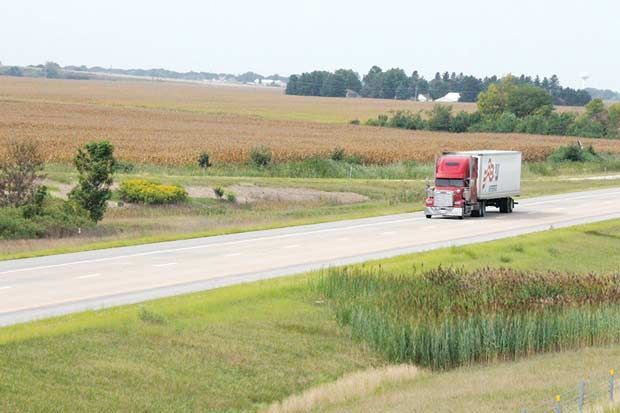Truck on Highway