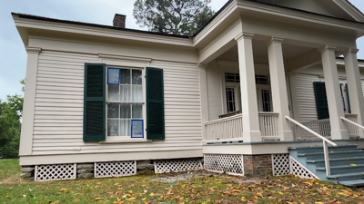 Historic houses and businesses are part of the attraction at Arkansas state park