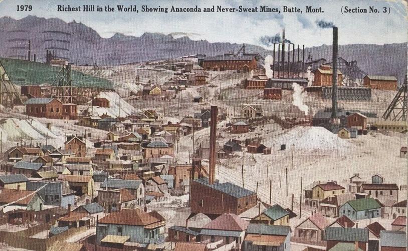 Artwork Dublin Gulch vintage postcard
