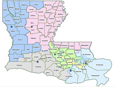Updated Louisiana Congressional map