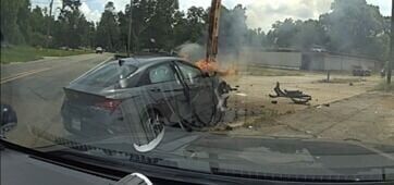stolen car crash