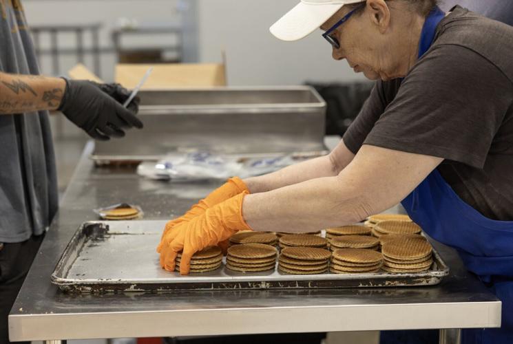 Caramel Cookie Waffles