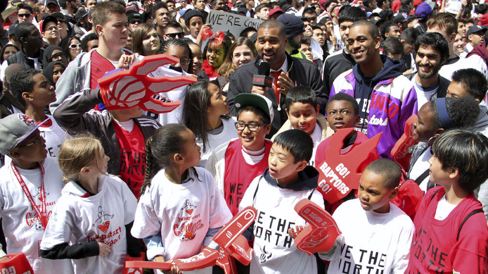 Scarborough Basketball Association players