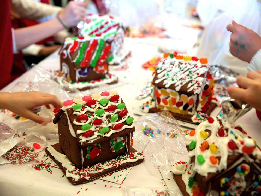 Bridgepoint Gingerbread houses