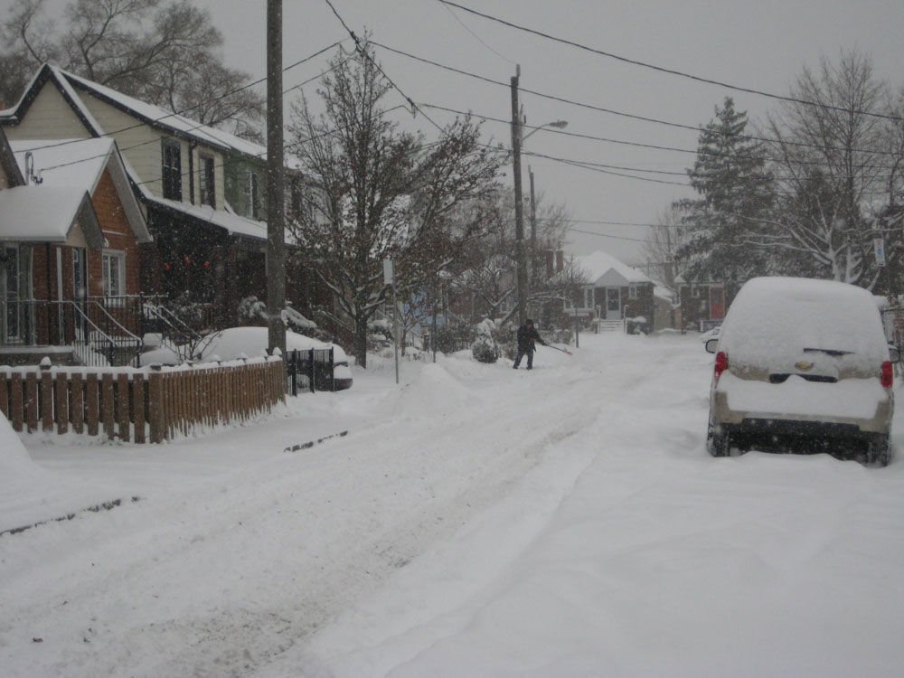 Winter hits Toronto