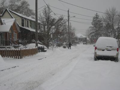 Winter hits Toronto