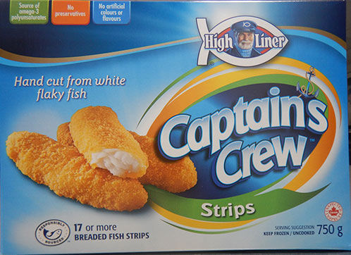 Captain Crew's breaded fish strips