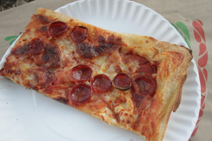 Pizza at Vesuvio’s Pizzeria & Spaghetti House. Image courtesy David Ort
